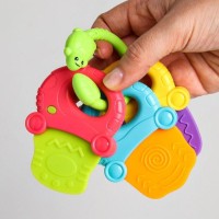 Набор погремушек «Радость малыша», с эластичными деталями, 6 шт, цвет МИКС