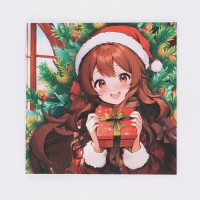 Новогодняя раскраска антистресс «Альбом для вдохновения. Новый год! Аниме», 19 страниц