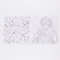 Новогодняя раскраска антистресс «Альбом для вдохновения. Новый год! Аниме», 19 страниц