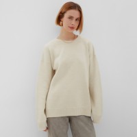 Джемпер женский MINAKU: Knitwear collection, бежевый, размер 50-52