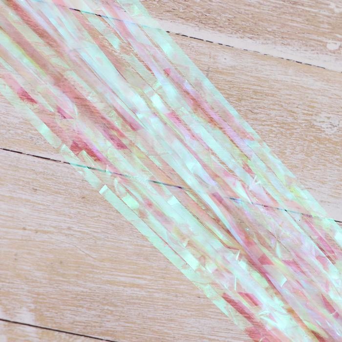 Дождик новогодний «Зимнее волшебство. Перламутр», L-100 см, белы