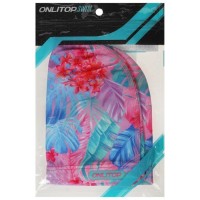 Шапочка для плавания «Тропики», женская, тканевая, обхват 54-60 см