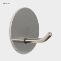 Крючки самоклеящиеся Stölz «Классика», 2 шт., круг, 4.5×4.5×3 см, хромированные