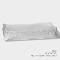 Кофр для хранения вещей LaDо́m, 80×45×15 см, белый