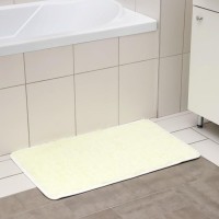 Коврик для дома Доляна «Пушистик», 50×80 см, цвет бордовый