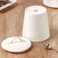 Банка для сыпучих продуктов с крышкой Magistro «Паутина», 600 мл, 12,2×15,4 см