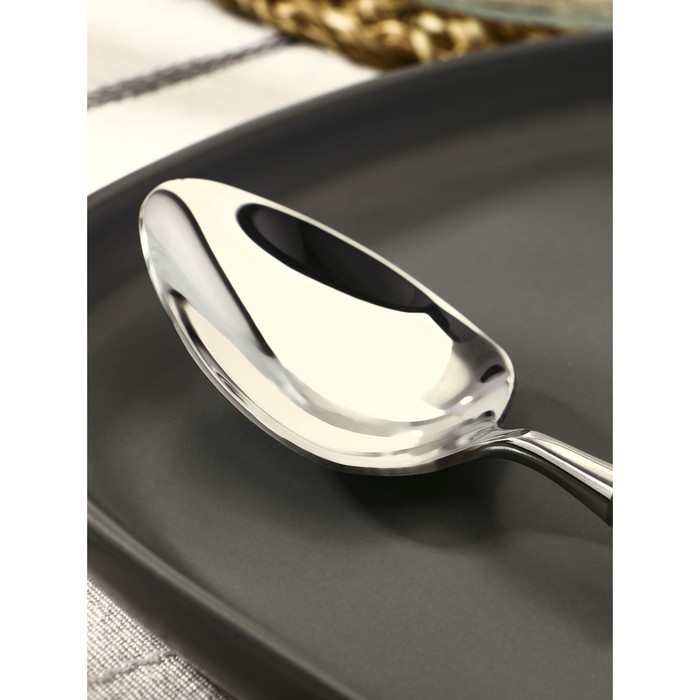 Ложка столовая Magistro «Фьюжн», h=20 см, цвет серебряный