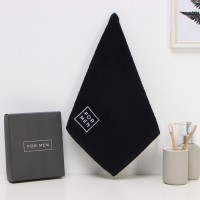 Полотенце махровое «Этель» For men, 35×50±5 см, хлопок 100%, чёрное