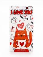 Чай черный I love you, со вкусом черничный пирог, 50 г