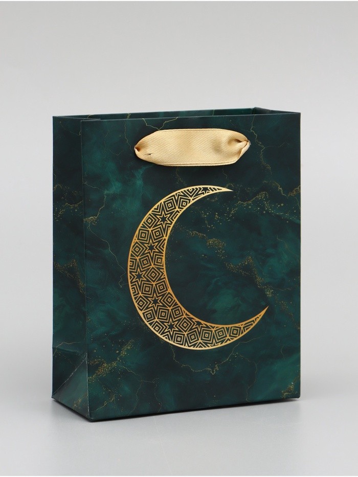 Пакет подарочный, упаковка «Рамадан», S 12×15×5.5 см