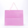 Пакет подарочный с широким дном 35×29×28 см, розовый