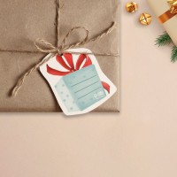 Шильдик на подарок Новый год «Новогодний подарок», 6,5 ×6,3  см