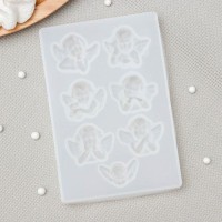 Молд «Ангелочки», 12,5×8,5×1,5 см, ячейка 3×3,5 см