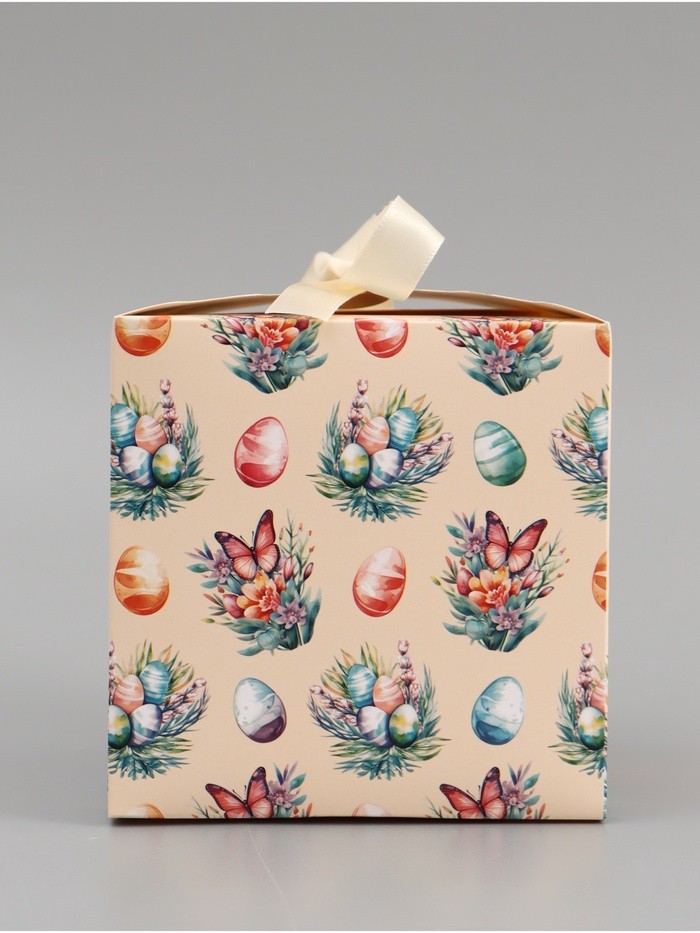 Коробка складная «Светлой Пасхи», 12×12×12 см