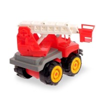 Конструктор винтовой «Пожарная машина», 18 деталей, с электрическим шуруповёртом