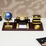 Набор настольный 6 в 1 (блок д/бумаг, подставка для печати, карандашница, часы, визитница, глобус)