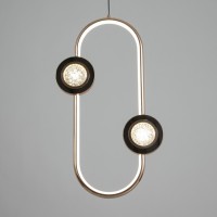 Светильник BayerLux "Марди" 31Вт LED золото 30х6х46см