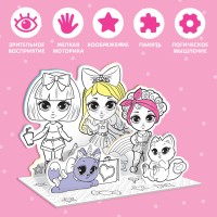 Набор для творчества 3D-раскраска «Модные подружки»