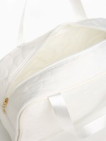 Косметичка на молнии, с ручками, цвет белый