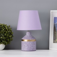 Лампа настольная "Лавр" 1хЕ14 40Вт фиолетовый 20х20х35см