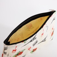 Косметичка на молнии, цвет бежевый