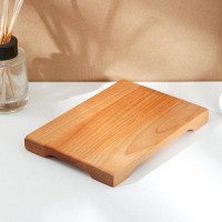 Доска разделочная Adelica «Пикничок», 15×15×1,8 см, пропитано минеральным маслом, берёза