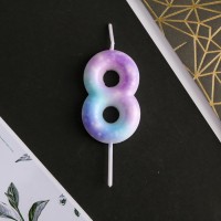 Свеча для торта, цифра «8», 5.5×8 см