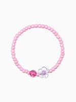 Набор детский «Выбражулька. Единорог, цветы», 2 предмета: бусы, браслет, розовый