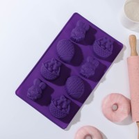 Форма для выпечки Доляна «Пасха», 29×17 см, 8 ячеек (6,5×5,2 см), цвет МИКС