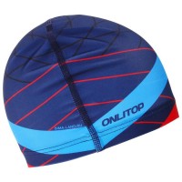 Шапочка для плавания взрослая «Полосы», тканевая, обхват 54-60 см