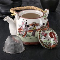 Чайник заварочный «Парк», 900 мл, 17×14×12 см, с металлическим ситом