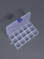 Органайзер для мелочей, 15 съёмных ячеек, с подвесом, 17.5×10×2 см, прозрачный