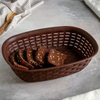 Хлебница плетеная, 3 л, цвет МИКС