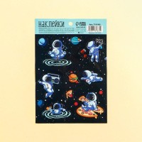 Наклейки бумажные «Космос», 11 × 16 см