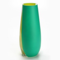 Ваза для цветов «Геометрия» стеклянная, 26 см, 1.7 л.