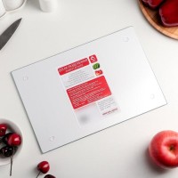 Доска разделочная Доляна «Ледяная свежесть», 30×20 см