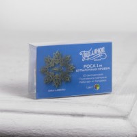 Гирлянда «Нить» 1 м роса с пробкой, IP20, серебристая нить, 10 LED, батарейки LR44х3 (в комплекте), свечение мульти