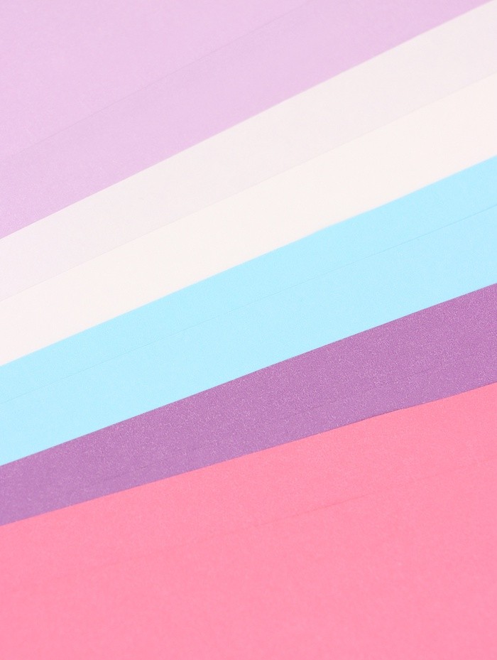 Бумага упаковочная крафт, двухсторонняя, «Нежные сны», для упаковки подарков, 5 цветов, 50×68 см±5%