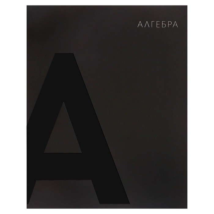 Комплект предметных тетрадей 48 листов 10 предметов "BlackTone" Calligrata TOP, со справочным материалом, обложка мелованный картон, Soft-touch + выборочный лак, блок офсет