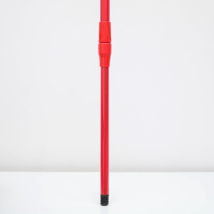 Черенок металлический, телескопический 112-197 см, цвет МИКС