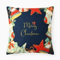 Чехол на подушку Этель "Новый год" 43*43см, велюр