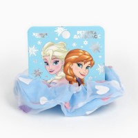 Резинка для волос «Сердечки», голубой, 11 см, Холодное сердце