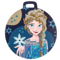 Алмазная мозаика на новый год с частичным заполнением для детей на подвеске «Холодное сердце», набор для творчества