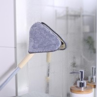 Щётка для окон Доляна, алюминиевая телескопическая ручка 59(89) см, насадка из микрофибры 12×12 см, МИКС