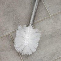 Ёршик для унитаза, 13×13×53 см, цвет МИКС