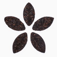 Китайский выдержанный чай «Шу Пуэр Золотой лист», сырой, 50 г + - 5 г, 6 штук