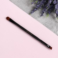 Кисть для макияжа, двусторонняя, 13,5 см, цвет чёрный