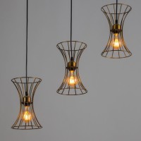 Светильник BayerLux "Анетта" 3хЕ27 40Вт золото 16х50х23-123см