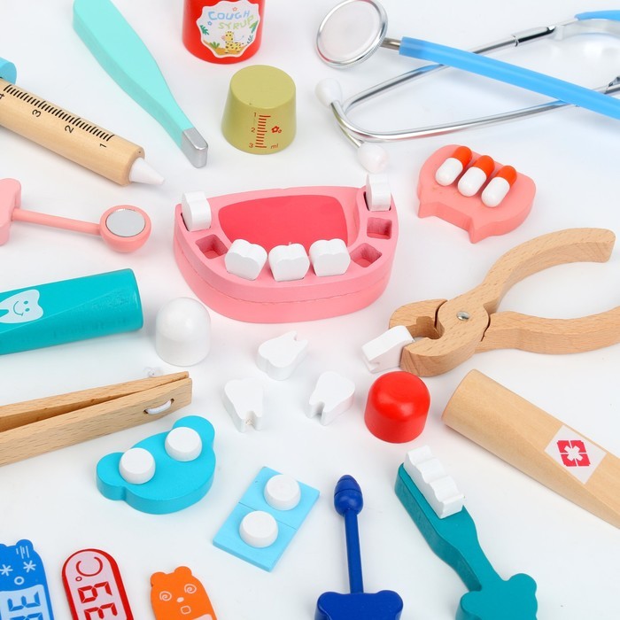 Детский набор доктора «Стоматолог» 20 предметов 20.2х8х16 см