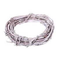 Лиана сухая, венок — 10 см, цвет белый